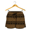 Boho Ethnic Pattern Print Women's Shorts