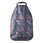 Boho Feather Pattern Print Car Seat Organizers