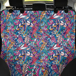 Boho Feather Pattern Print Pet Car Back Seat Cover