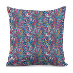Boho Feather Pattern Print Pillow Cover