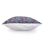 Boho Feather Pattern Print Pillow Cover