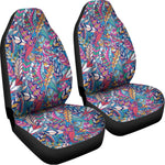 Boho Feather Pattern Print Universal Fit Car Seat Covers