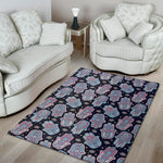 Boho Hamsa Pattern Print Area Rug