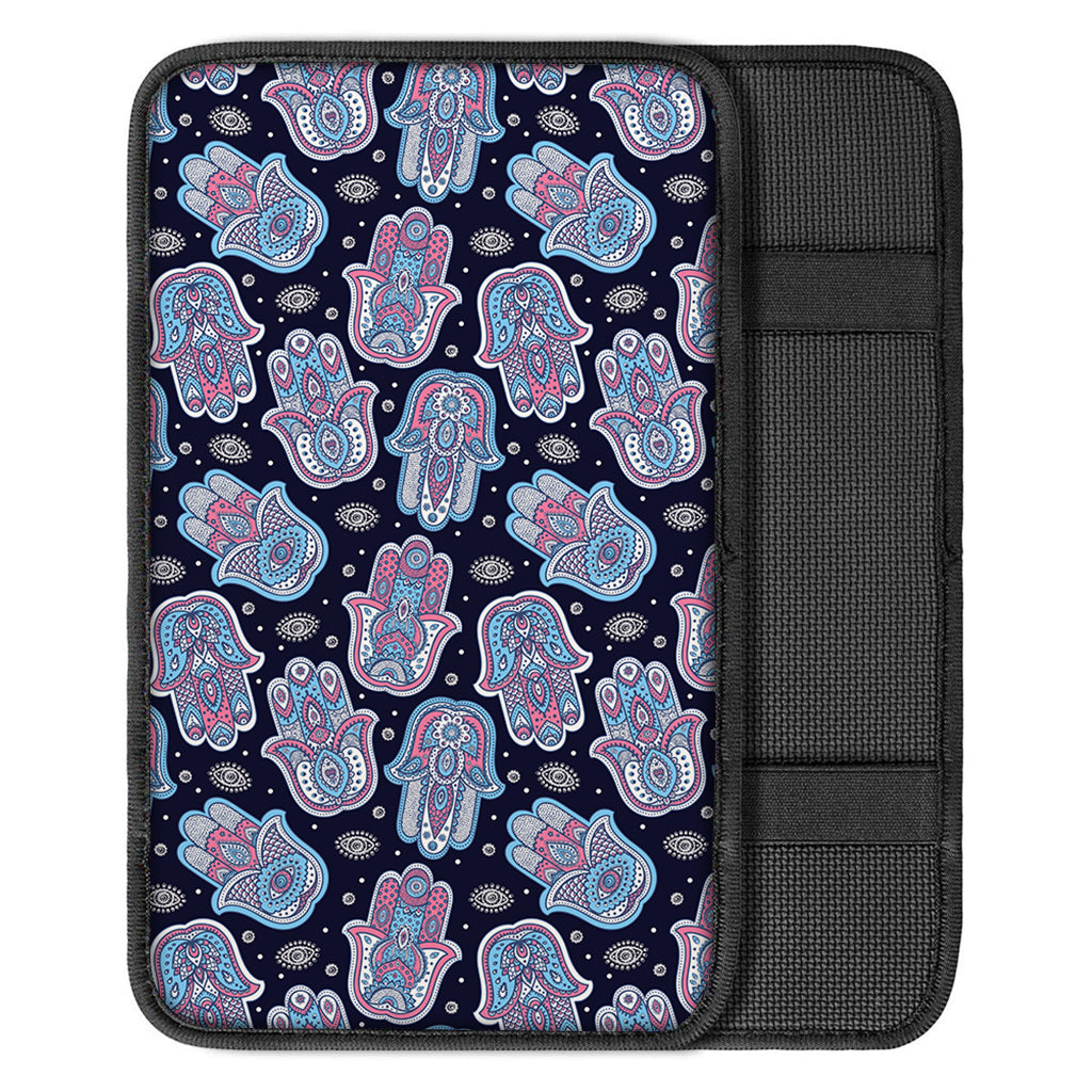 Boho Hamsa Pattern Print Car Center Console Cover