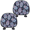 Boho Hamsa Pattern Print Car Headrest Covers