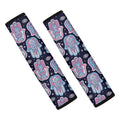 Boho Hamsa Pattern Print Car Seat Belt Covers
