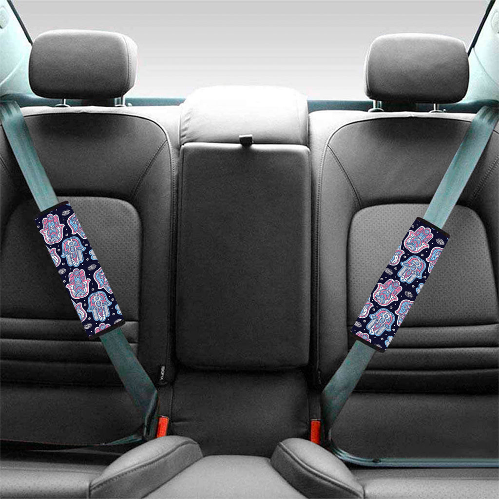 Boho Hamsa Pattern Print Car Seat Belt Covers