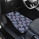 Boho Hamsa Pattern Print Front and Back Car Floor Mats