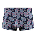 Boho Hamsa Pattern Print Men's Boxer Briefs