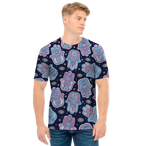 Boho Hamsa Pattern Print Men's T-Shirt