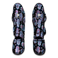 Boho Hamsa Pattern Print Muay Thai Shin Guards