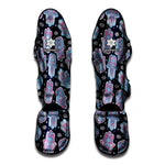 Boho Hamsa Pattern Print Muay Thai Shin Guard