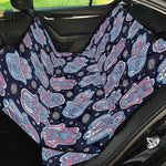 Boho Hamsa Pattern Print Pet Car Back Seat Cover