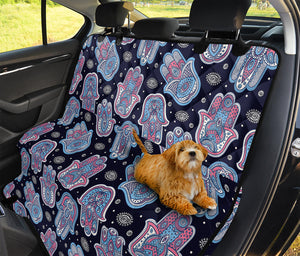 Boho Hamsa Pattern Print Pet Car Back Seat Cover