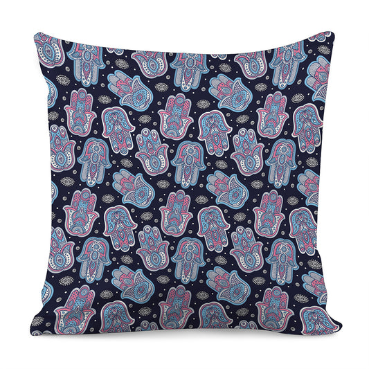 Boho Hamsa Pattern Print Pillow Cover