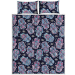 Boho Hamsa Pattern Print Quilt Bed Set
