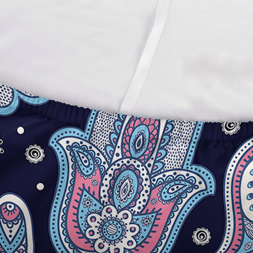 Boho Hamsa Pattern Print Sofa Cover