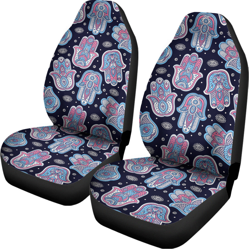 Boho Hamsa Pattern Print Universal Fit Car Seat Covers