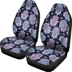 Boho Hamsa Pattern Print Universal Fit Car Seat Covers