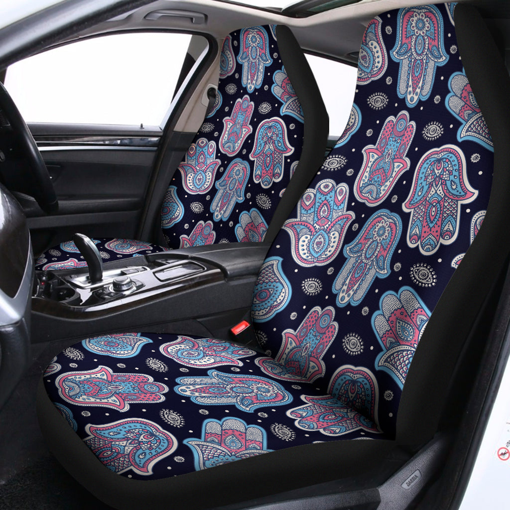 Boho Hamsa Pattern Print Universal Fit Car Seat Covers