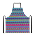 Boho Indian Lotus Pattern Print Apron