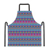 Boho Indian Lotus Pattern Print Apron