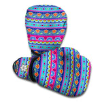 Boho Indian Lotus Pattern Print Boxing Gloves