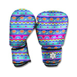 Boho Indian Lotus Pattern Print Boxing Gloves