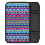 Boho Indian Lotus Pattern Print Car Center Console Cover