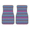 Boho Indian Lotus Pattern Print Front Car Floor Mats