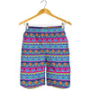 Boho Indian Lotus Pattern Print Men's Shorts