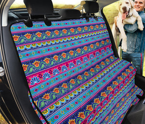 Boho Indian Lotus Pattern Print Pet Car Back Seat Cover