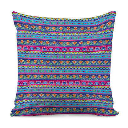 Boho Indian Lotus Pattern Print Pillow Cover