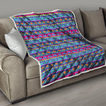 Boho Indian Lotus Pattern Print Quilt