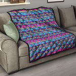 Boho Indian Lotus Pattern Print Quilt