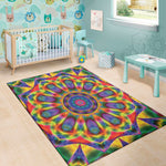 Boho Kaleidoscope Print Area Rug