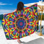 Boho Kaleidoscope Print Beach Sarong Wrap
