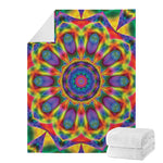Boho Kaleidoscope Print Blanket