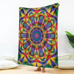 Boho Kaleidoscope Print Blanket
