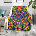 Boho Kaleidoscope Print Blanket