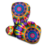 Boho Kaleidoscope Print Boxing Gloves