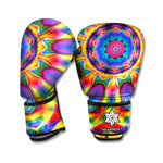Boho Kaleidoscope Print Boxing Gloves