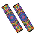 Boho Kaleidoscope Print Car Seat Belt Covers