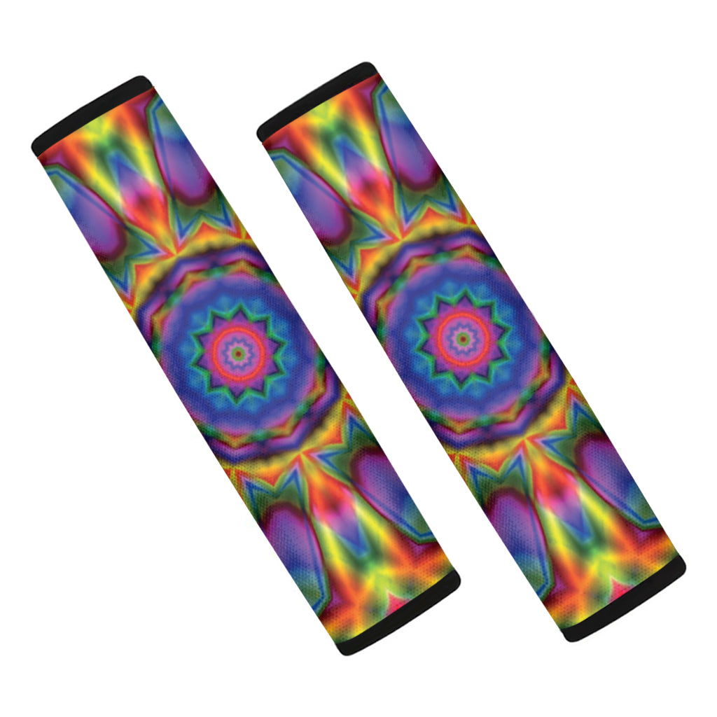 Boho Kaleidoscope Print Car Seat Belt Covers