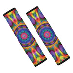 Boho Kaleidoscope Print Car Seat Belt Covers