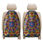 Boho Kaleidoscope Print Car Seat Organizers
