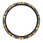 Boho Kaleidoscope Print Car Steering Wheel Cover