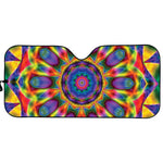 Boho Kaleidoscope Print Car Sun Shade