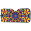 Boho Kaleidoscope Print Car Sun Shade