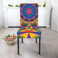 Boho Kaleidoscope Print Dining Chair Slipcover